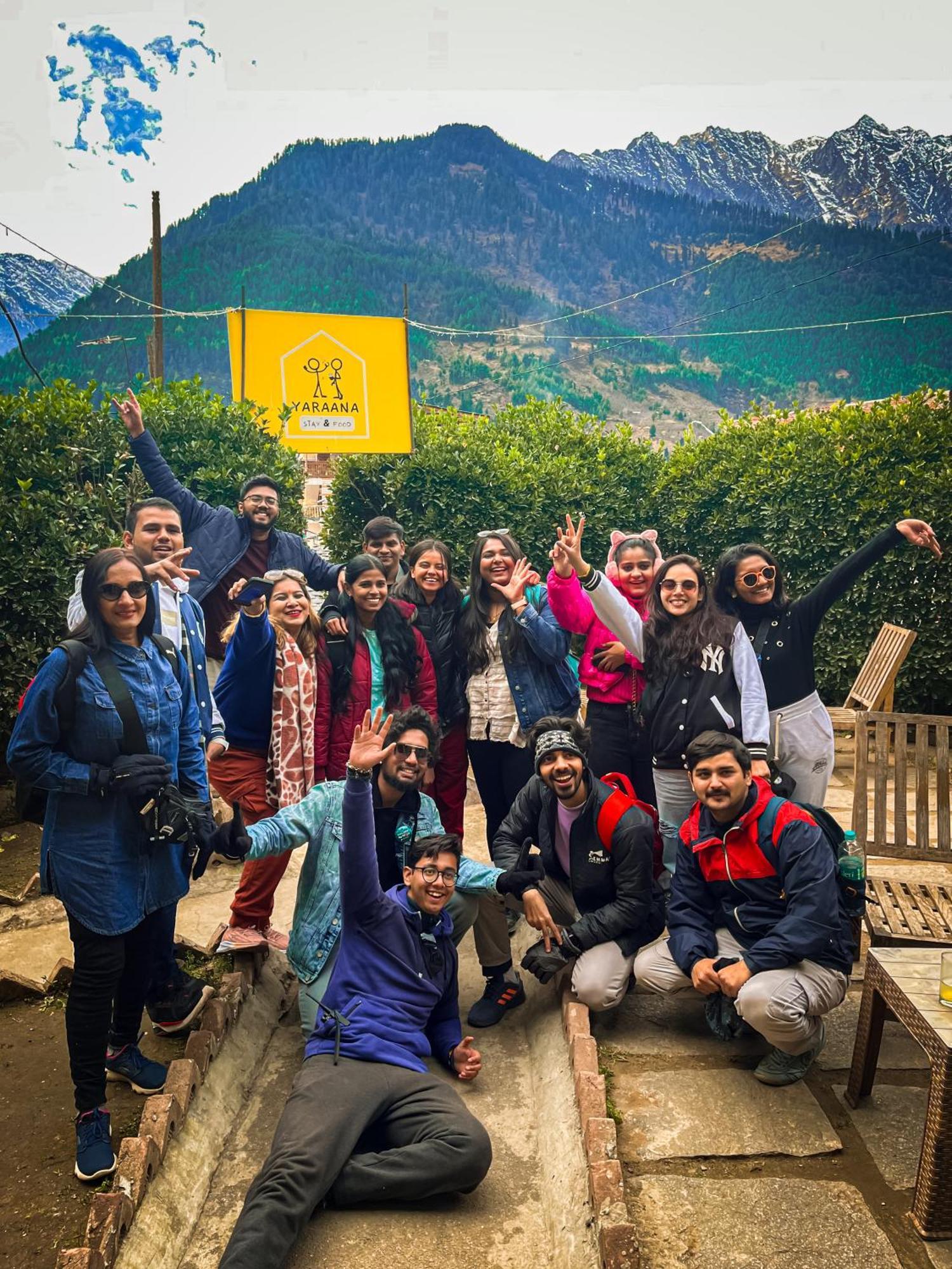 Yaarana Stay & Cafe, Vashisht, Manali Bagian luar foto
